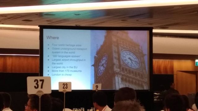 来年はロンドン